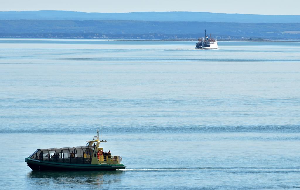 Motel Et Chalets Bo-Fleuve Evangeline Saint-Siméon Zewnętrze zdjęcie